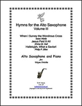 Hymns for the Alto Saxophone Volume III P.O.D. cover